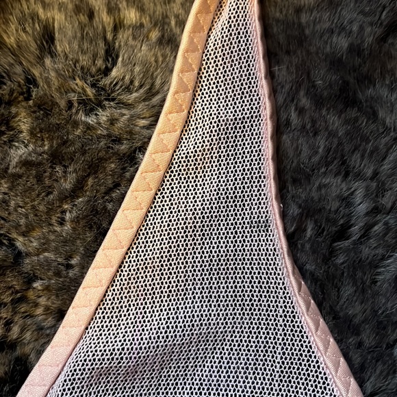 Dollskill Hot Mess Pink Mesh V Neck Swimsuit XS/S - Picture 4 of 4